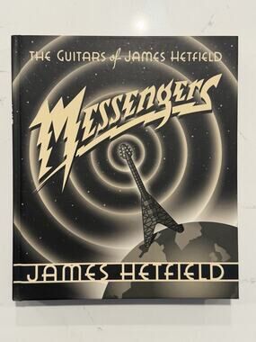 SIGNED James Hetfield Metallica Book Messengers the Guitars W/ COA AUTOGRAPH #1